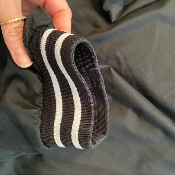 Reebok Men’s Black Pullover Windbreaker with BULL  Lacrosse Logo BRINE UPSTATE - Picture 5 of 12